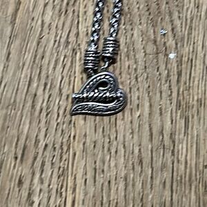 Cute vintage Brighton heart toggle necklace.